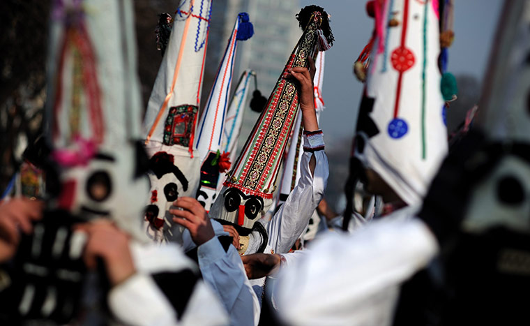 24 hours in pictures: International Festival of Masquerade Games 