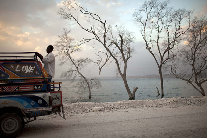 24 hours in pictures: public taxi known as Tap Tap  