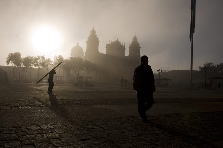 24 hours in pix:  Sunday market in the Plaza de la Constitucion, Guatemala City
