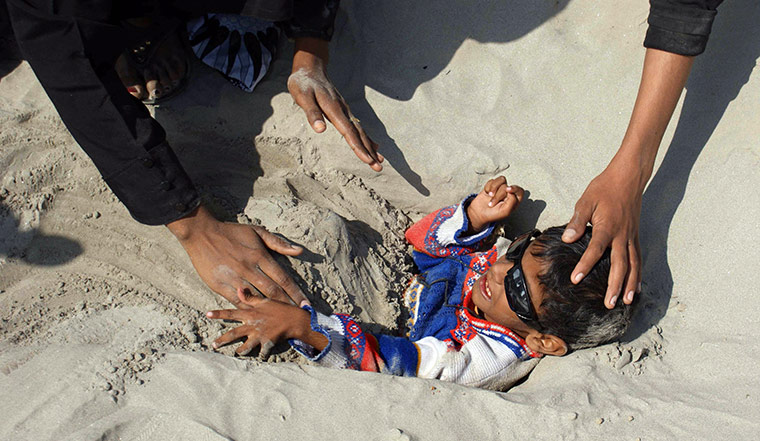 eclipse: A partial solar eclipse in Pakistan