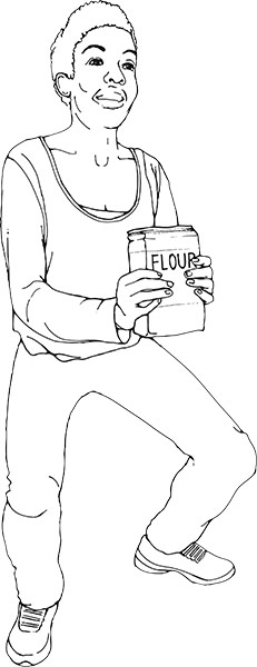 Ten everyday exercises: Weighted squats