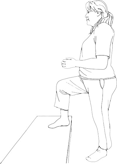 Ten everyday exercises: Step ups