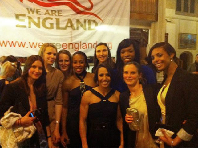 Week in pics: Holmes: England netball team