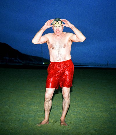 In Pictures: Detox: New Year’s Day swim at ­Boscombe Beach