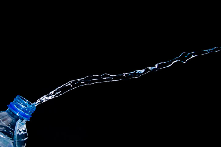 In Pictures: Detox: Bottle pouring water