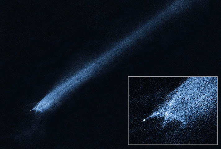 Month in Space: an asteroid collision