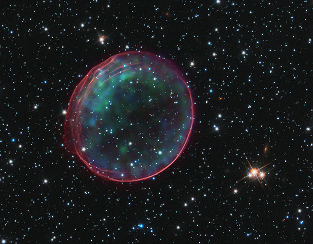 Month in Space: A supernova in the Large Magellanic Cloud