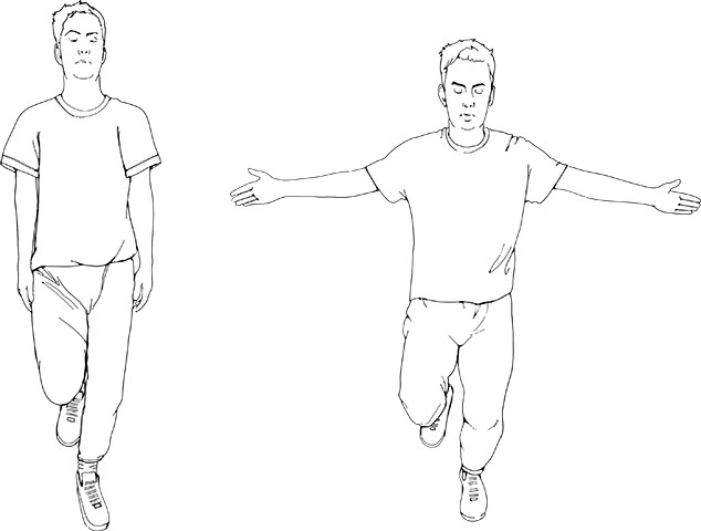 Ten outdoor exercises: Balancing