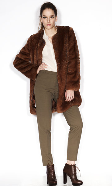 Line-up: Faux Fur: Allegra coat