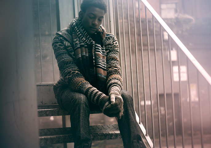 Key trends: knit: Model wearing Missoni