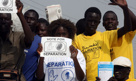 Southern Sudanese referendum voters