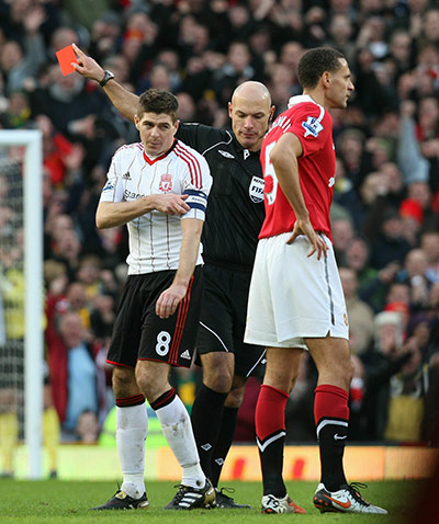 Man Utd v Liverpool: Manchester United v Liverpool: Steven Gerrard