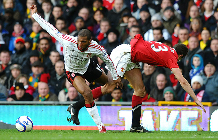 man utd v liv gallery: Ryan Babel