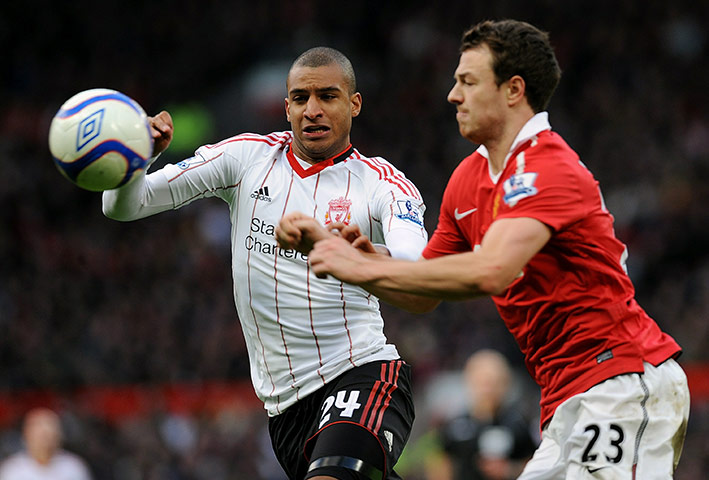 man utd v liv gallery: David Ngog