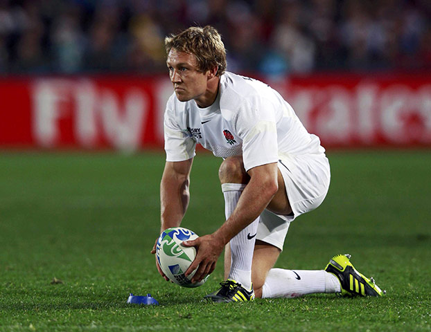 England v Scotland: England's Jonny Wilkinson lines up a penalty attempt 