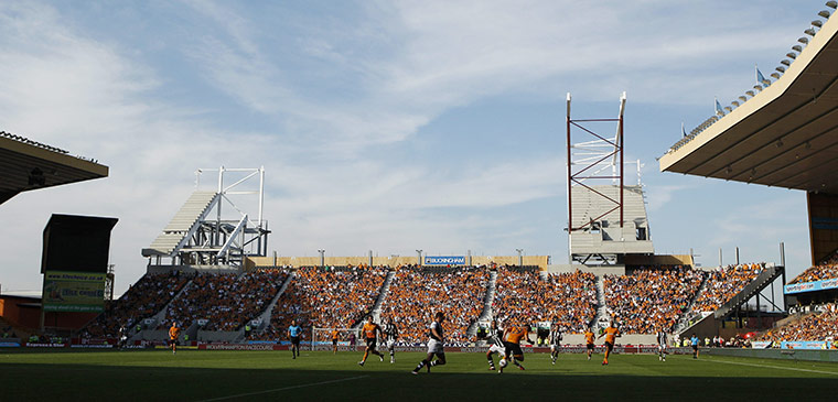 Saturday Roundup: General view of the  Wolverhampton v Newcastle match