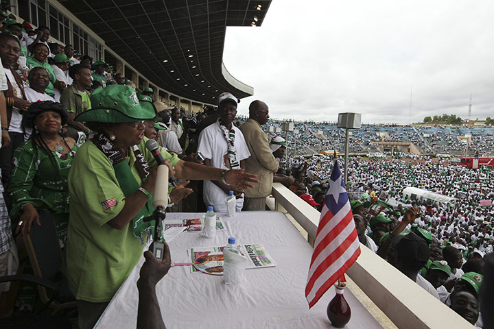 Elections in Liberia: Nobel Peace Prize laureate Ellen Johnson-Sirleaf