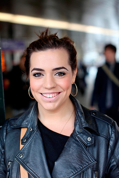 Vox Pop -Landline number?: London: Megan Evily. Vox Pop. Land line telephone numbers. 