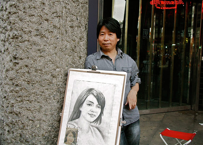 Guardian Camera Club: Anja Klemensek participates in the street portraiture assignment