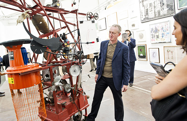 Frieze Art Fair 2011: Michael Landy - Machine that eats credit cards and produces art