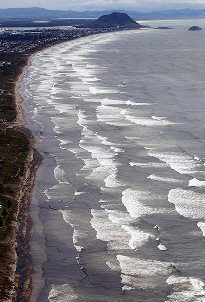 Rena oild spill: Tauranga, New Zealand