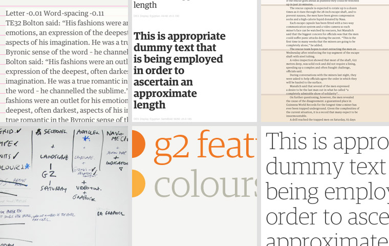 The Guardian iPad design evolution