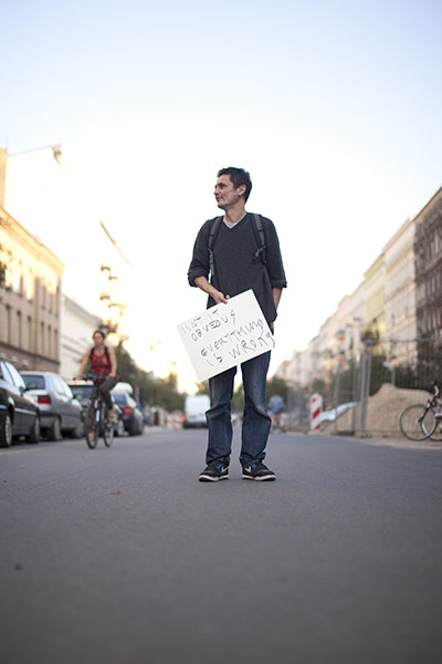 Protest banners: Berlin