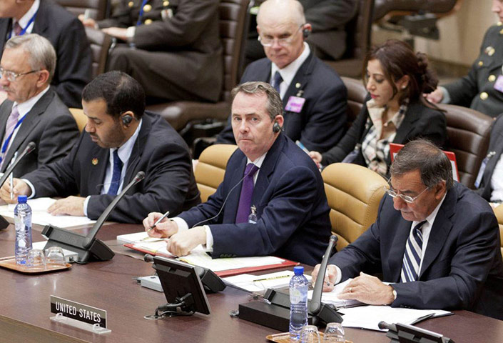 Liam Fox: 6 October 2011: Liam Fox along with US Secretary of Defence Leon Panetta