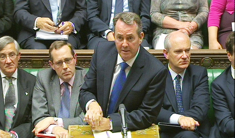 Liam Fox: 10 October 2011: Liam Fox speaks in the House of Commons