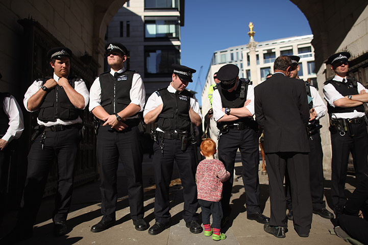 Occupy London: Protestors During An Occupy The London Stock Exchange Demonstration
