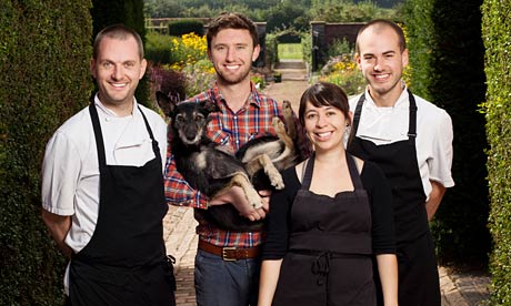 The Ethicurean's chefs at their Walled Garden Cafe