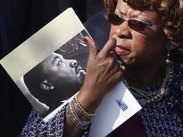 Martin Luther King: A guest arrives holding a document with the image of Martin Luther King Jr