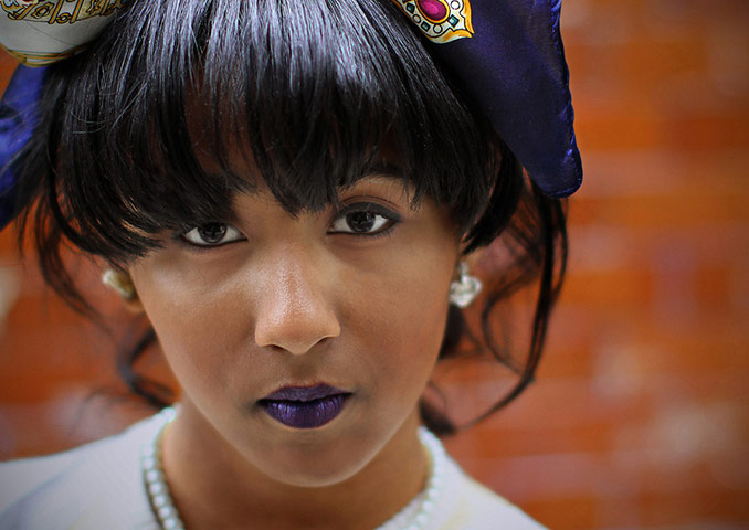 Pete Zelewski portfolio: Music and drama student Bibi in Ingestre Place, Soho, Central London