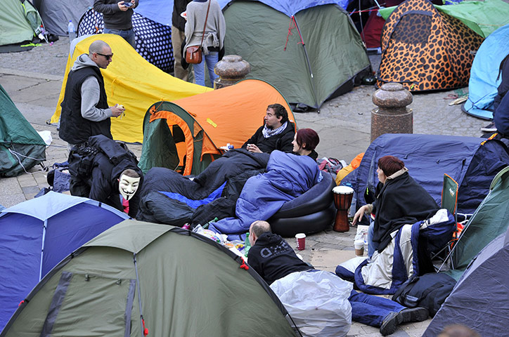 Occupy London: tent city