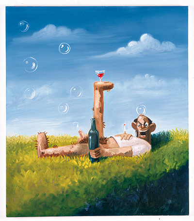 George Condo: Uncle Joe, 2005, by George Condo