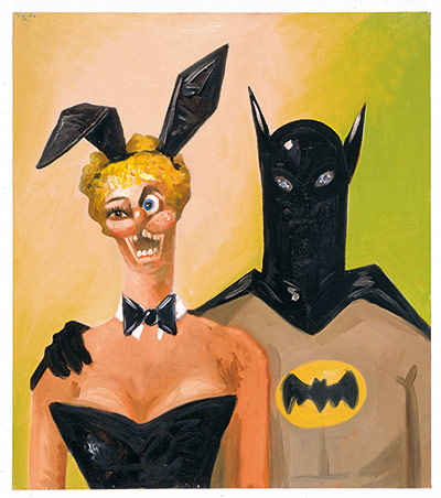 George Condo: Batman and Bunny, 2005, by George Condo