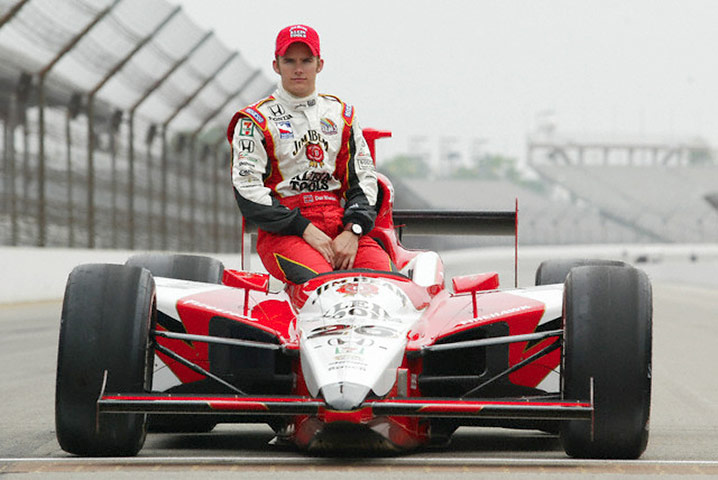 Dan Wheldon Retrospective: Dan Wheldon after qualifying for pole in the Indy 500 in 2004