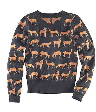 Jumpers: Stag print