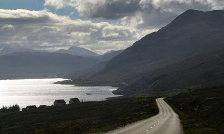 A remote location in Scotland