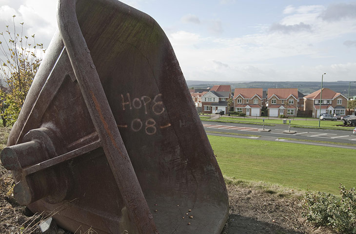 Consett Cuts: Abandoned machinery