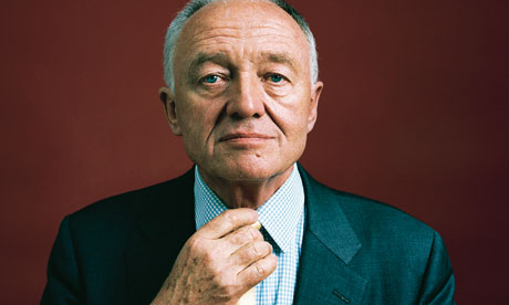 Ken Livingstone fastens tie