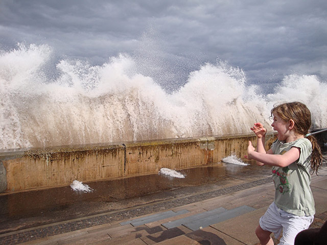 In pictures: Danger: High tide at Eyemouth