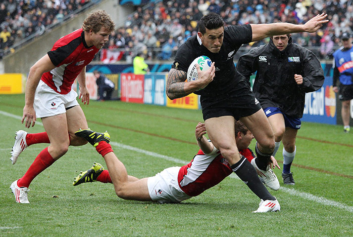 rugby: New Zealand vs Canada