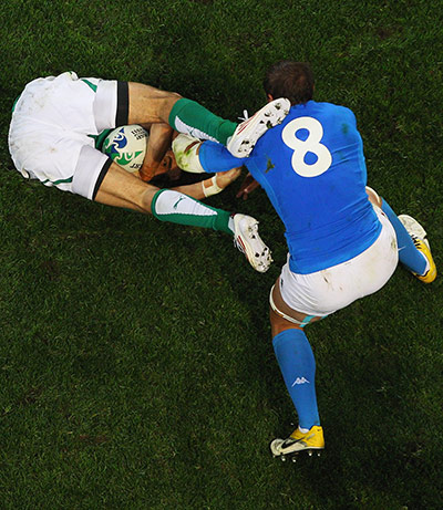 rugby: Ireland v Italy - IRB RWC 2011 Match 40