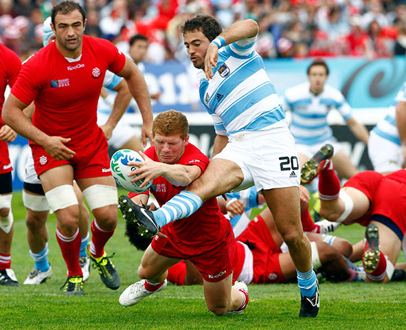 rugby: Argentina's Alfredo Lalanne