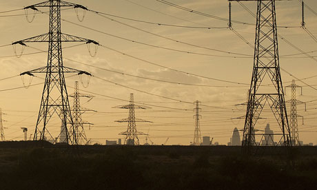 Electricity pylons