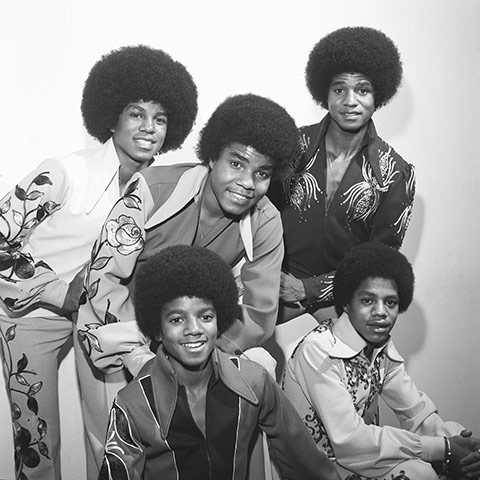 Harry Goodwin pop photos: The Jackson 5 backstage at BBC Television Centre