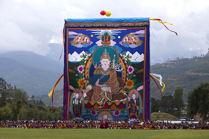 From the agencies: Thangkha painting in Bhutan 