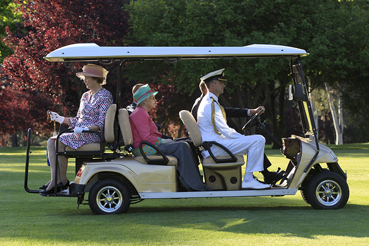 24 hours in pictures: Queen Elizabeth II visits Canberra