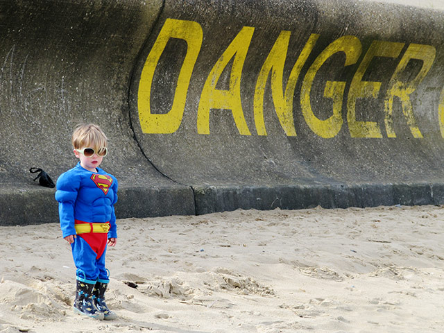 in pictures: Danger: sea defences at Sea Palling in Norfolk